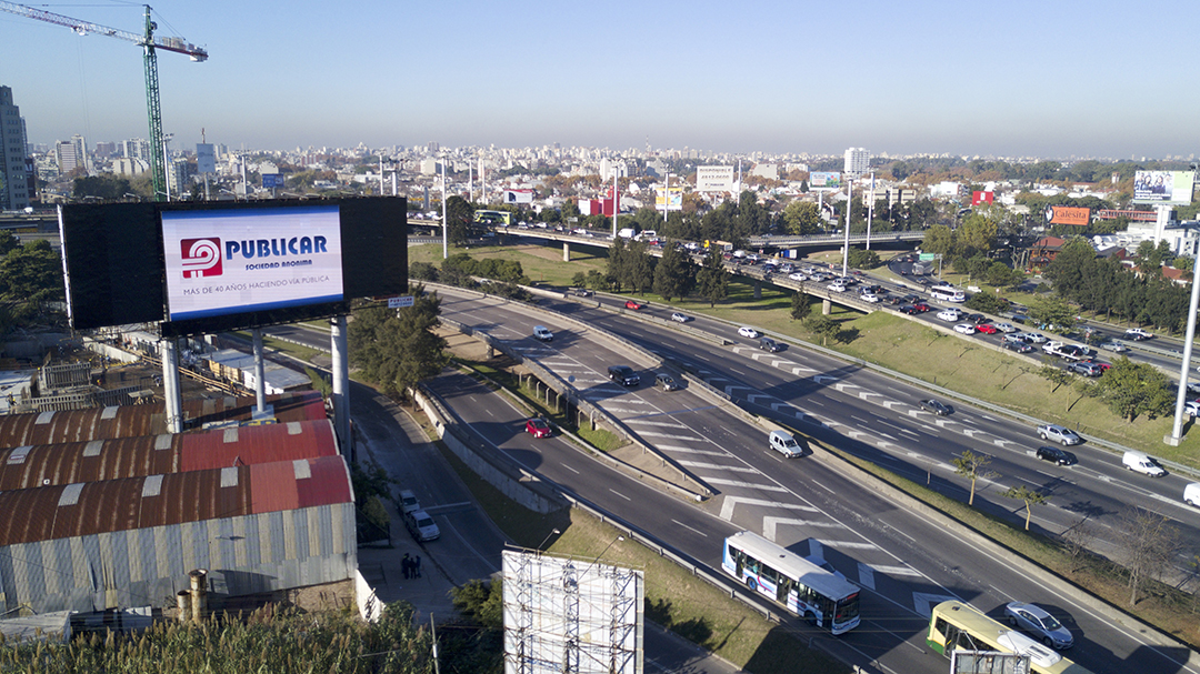 Led Gral Paz y Panamericana
